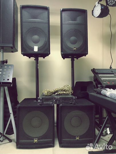 Комплект пассивной ас - xsoundsystempro (1,5Кв)б/у