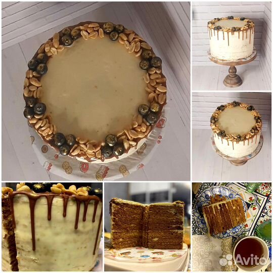 Домашний торт Медовик - Красный бархат