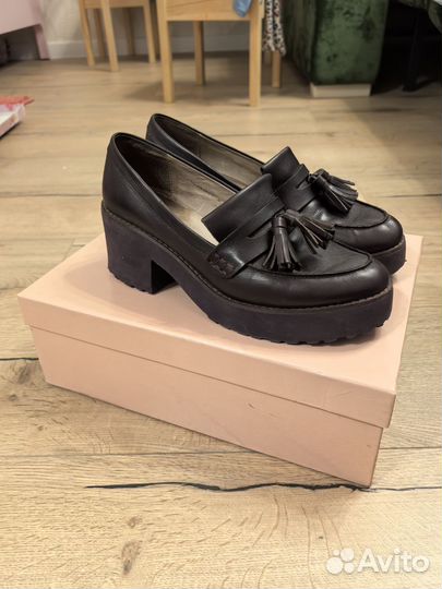 Лоферы женские кожаные 36 размер