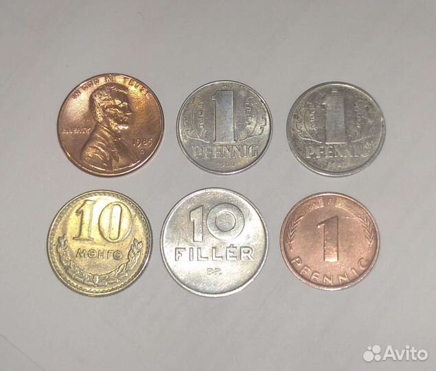 Монеты из разных стран