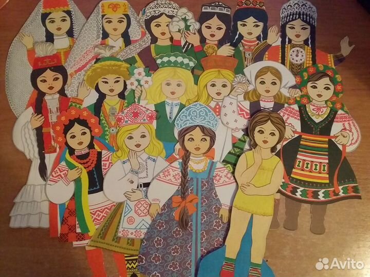 Республики РСФСР бумажные куклы