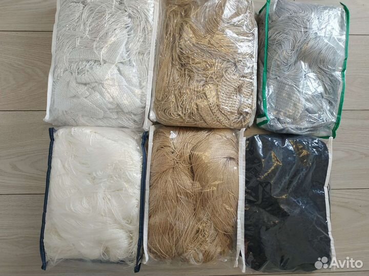 Кисея Шторы нитяные 3*3 метра