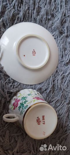 Чашка с блюдцем 