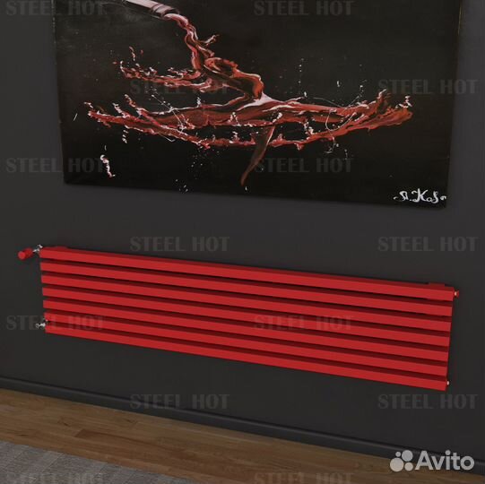 Горизонтальный дизайн радиатор отопления