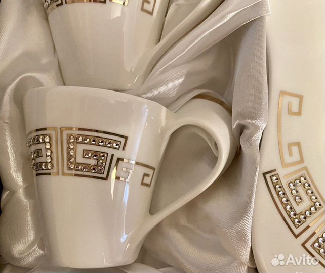 Чайный сервиз Givanshi gold (стразы)