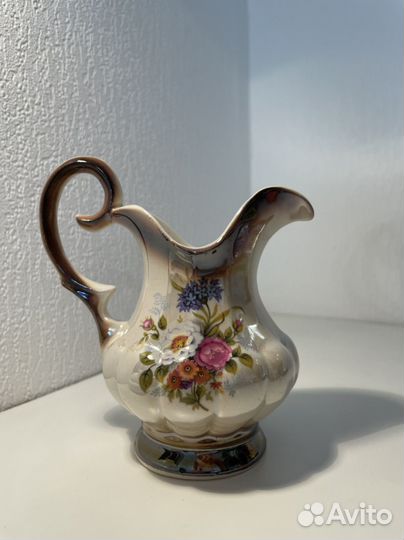 Сервиз кофейный, чайник, сливочник, ваза