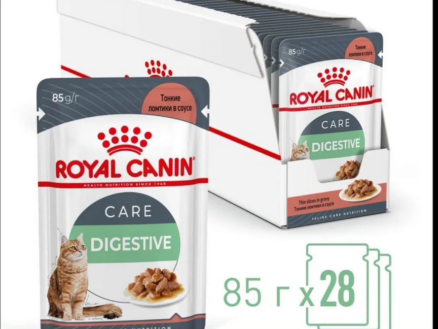 Корм для кошек royal canin digestive влажный