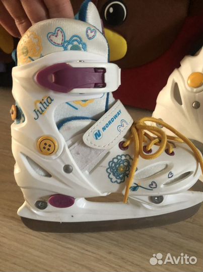 Коньки детские nordway 27-30