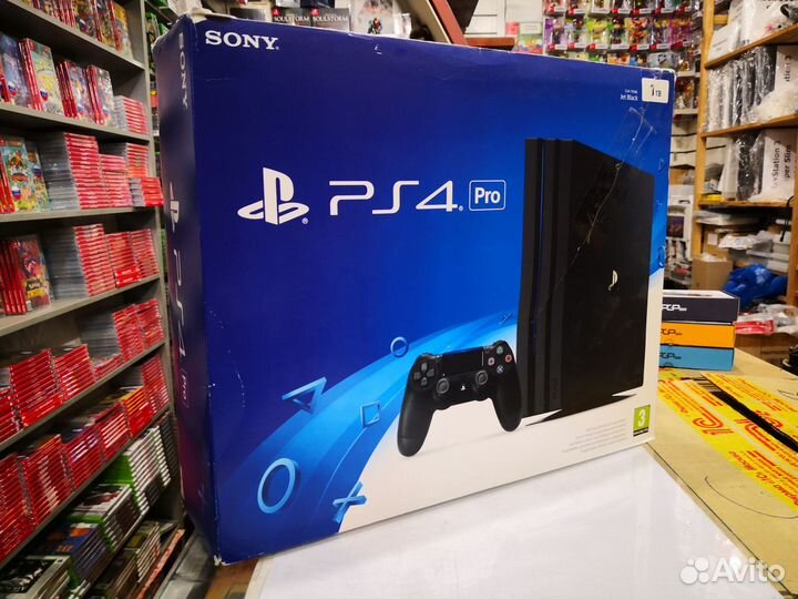 Игровая приставка Sony PlayStation 4 (бу)
