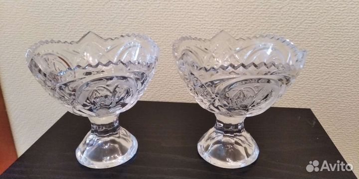 Креманки хрустальные, СССР