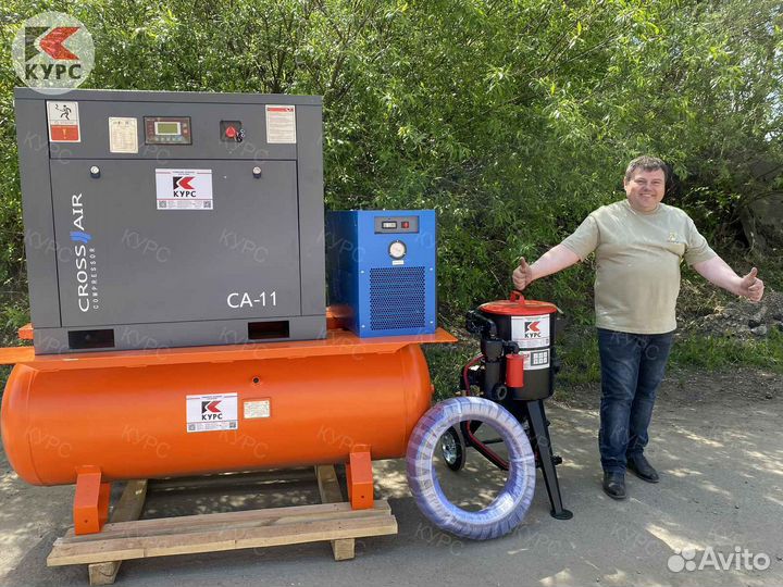 Готовый бизнес: пескоструйный аппарат + компрессор