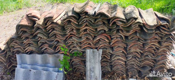 Керамическая черепица бу