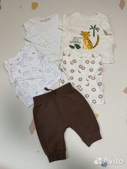 Большой пакет одежды для новорожденного 56/62