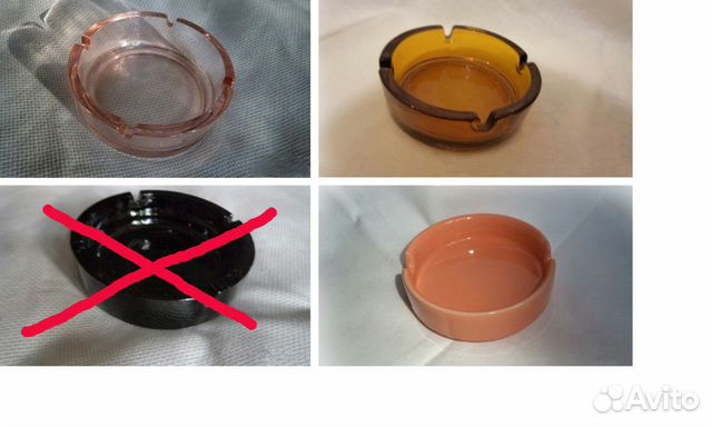 Пепельница стекло керамика