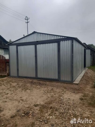 Гараж металлический хозблок