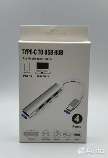 Type-C разветвитель USB hub 3.0 усб 2.0 typec