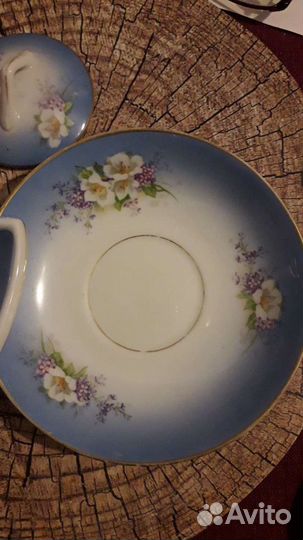 Чашка с блюдцем фарфор,Гарднер