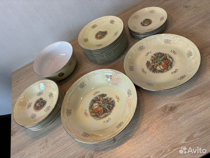 Сервиз столовый обеденный Мадонна гдр