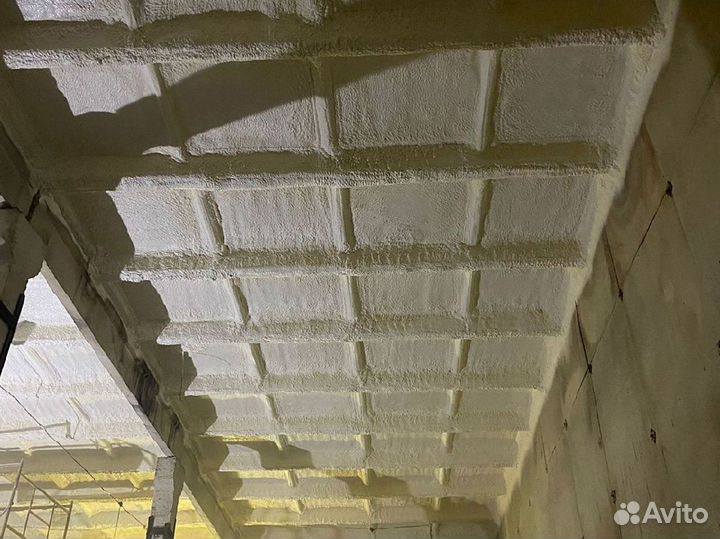 Утепление потолка напылением ппу