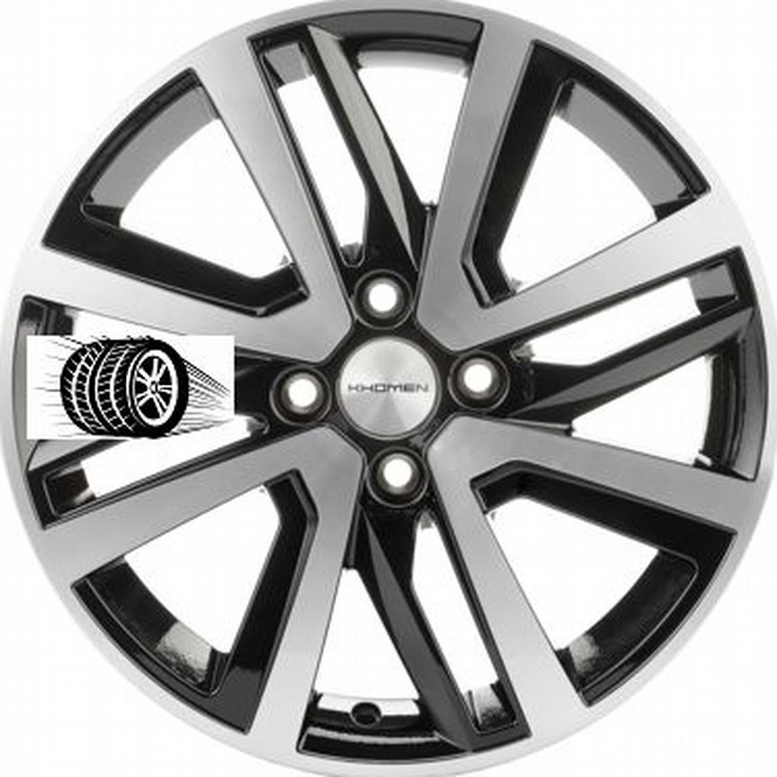 Литые диски Khomen Wheels 6×R16 4×100