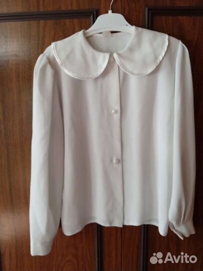 Блузка белая школьная и сарафан