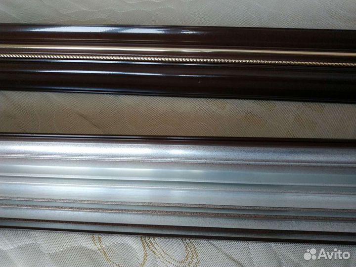 Карниз для штор метал. трехрядный 3 м