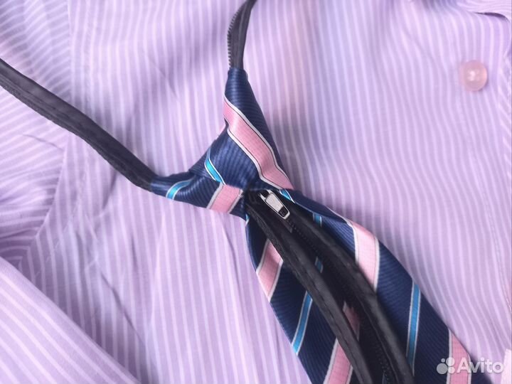 Рубашка для мальчика 128 новая с галстуком