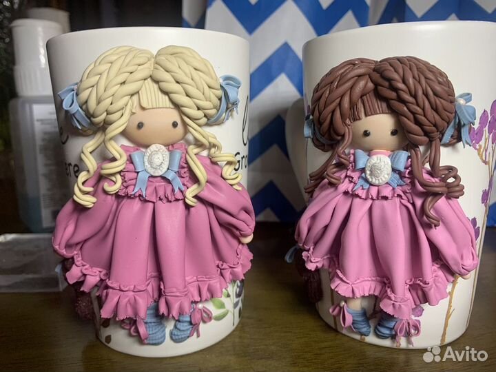 Кукла на кружке