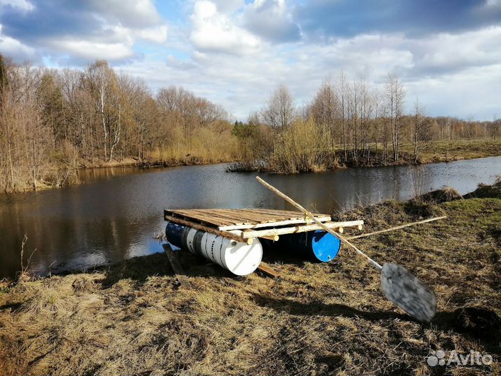 Понтоны из бочек