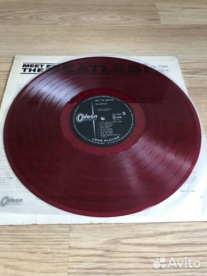 The Beatles Meet red vinyl 1st press japan NM