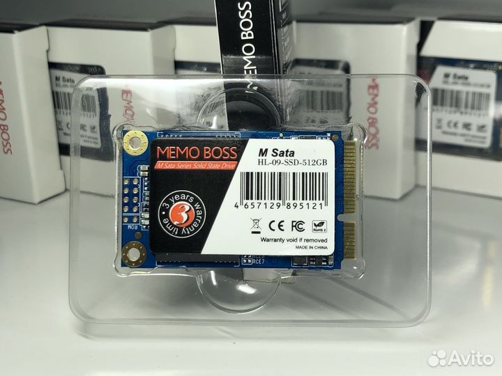 SSD 512GB msata MemoBoss для компьютера и ноутбука