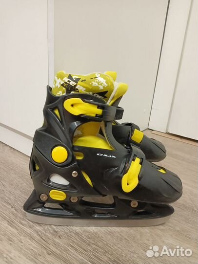 Коньки ледовые раздвижные 33-36