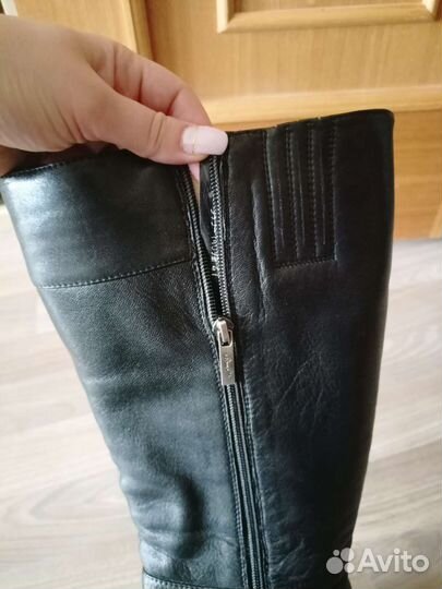 Сапоги женские зимние натуральная кожа 40