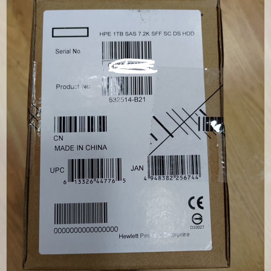 [832514-B21] Жесткий Диск Hp 1tb/832984-001 G9-G10