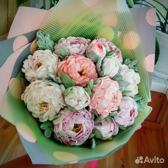 Букет зефирных цветов на любой праздник