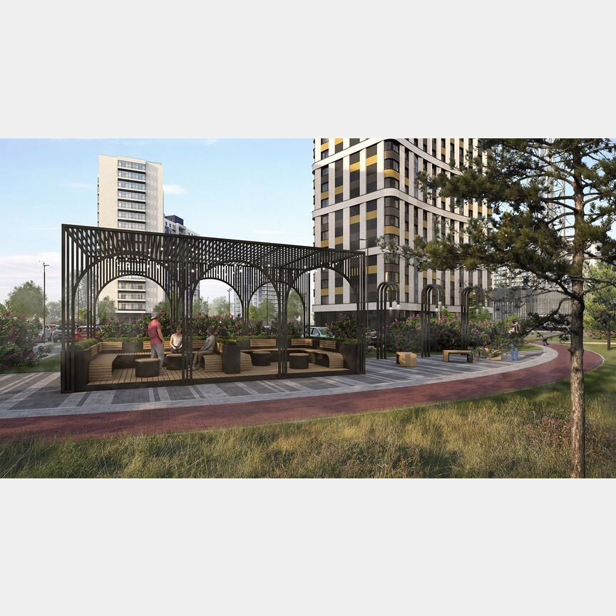 1-к. квартира, 33,1 м², 6/18 эт.