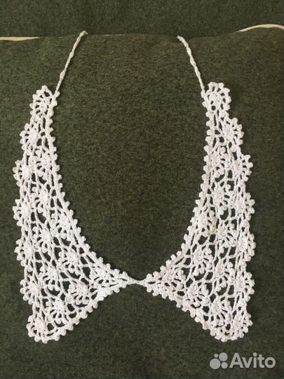 Воротник ажурный вязанный крючком