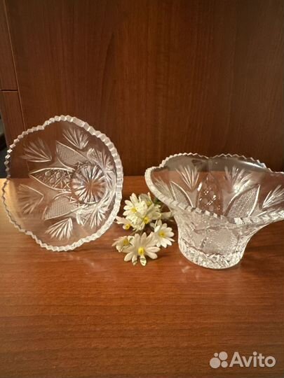 Вазочки хрустальные