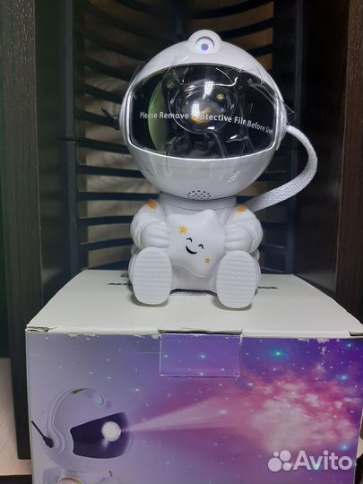 Космонавт звездное небо ночник