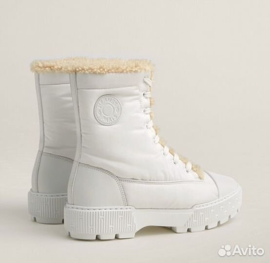 Ботинки с мехом Hermes