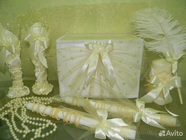 Свадебные Аксессуары в цвете Айвори