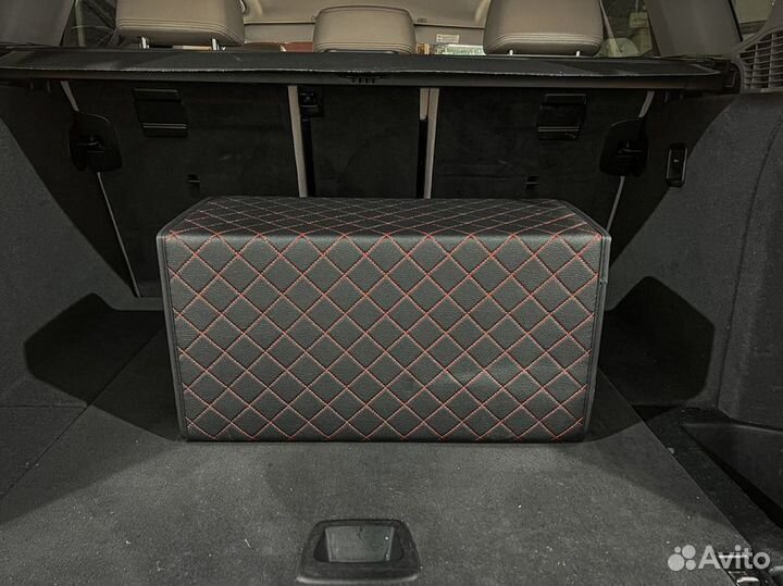 Органайзер L черный, красная строчка 1