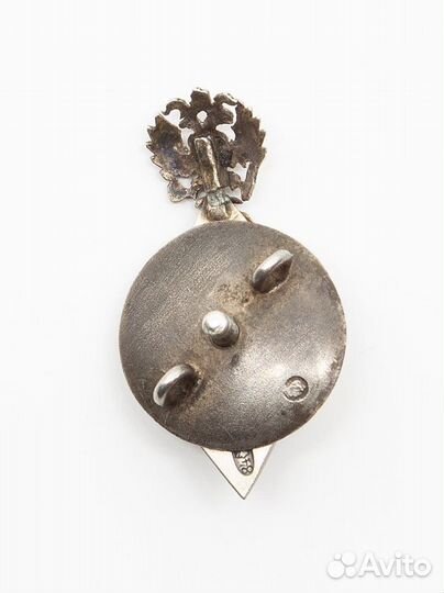 Фрачник об окончании Университета, серебро, ориг