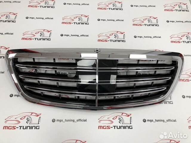 Решетка Mercedes S-class w222 S65 хром
