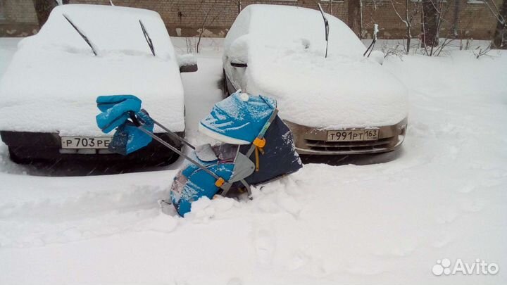 Детские санки с колесами бу