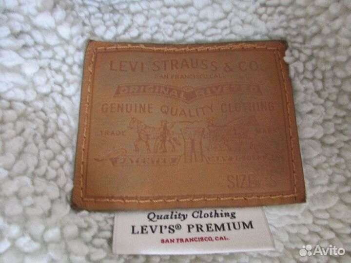 Джинсовая куртка Levis шерпа