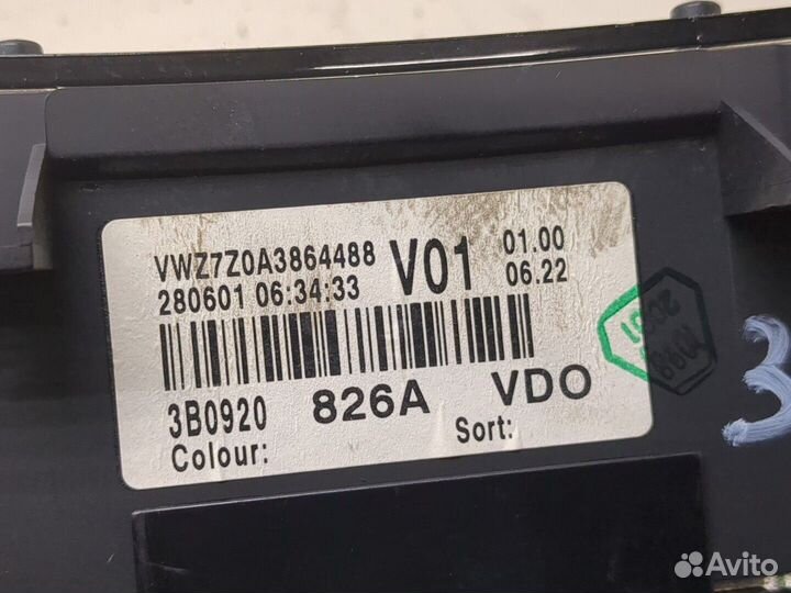 Щиток приборов Volkswagen Passat 5, 2002