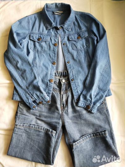 Джинсовый look на лето для девочки