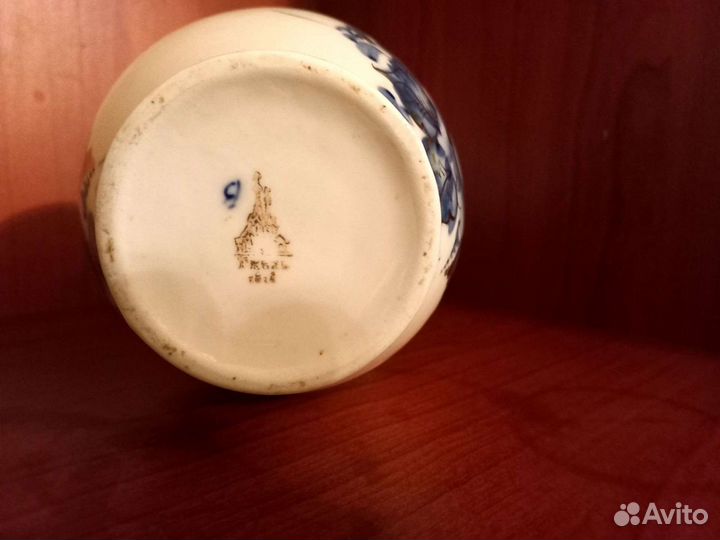 Ваза гжель, гарднер-вербилки