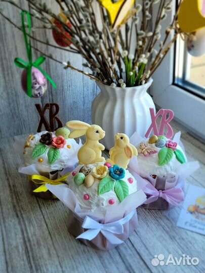 Имбирные пряники на пасху, куличи